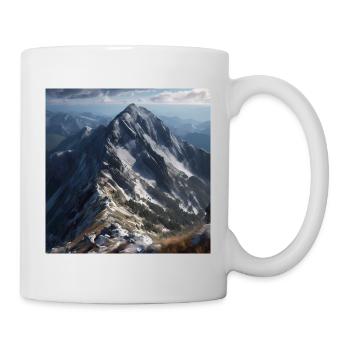Österreichische Berglandschaft - Tasse - Weiß - Rechts