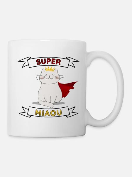 Super Miaou - Mug blanc - blanc
