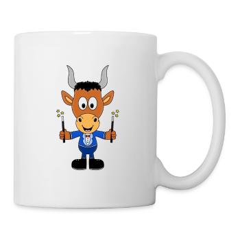 ZAUBERER - ZAUBERN - STIER - BULLE - TIER - Tasse - Weiß - Rechts