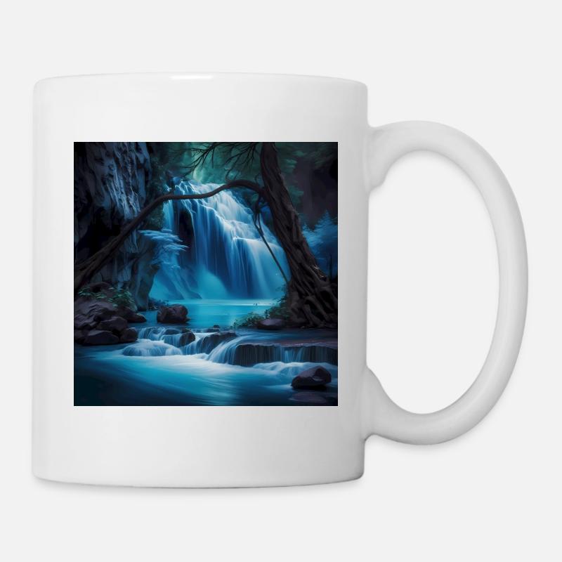 Waterfall - Mug - white