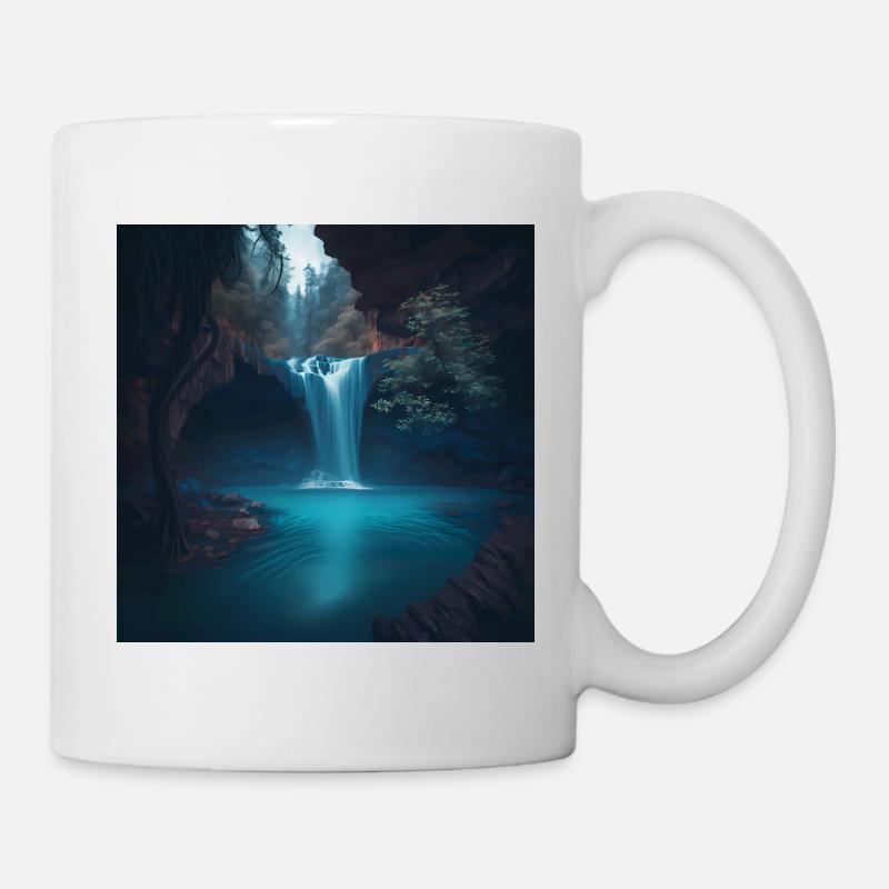 Waterfall - Mug - white