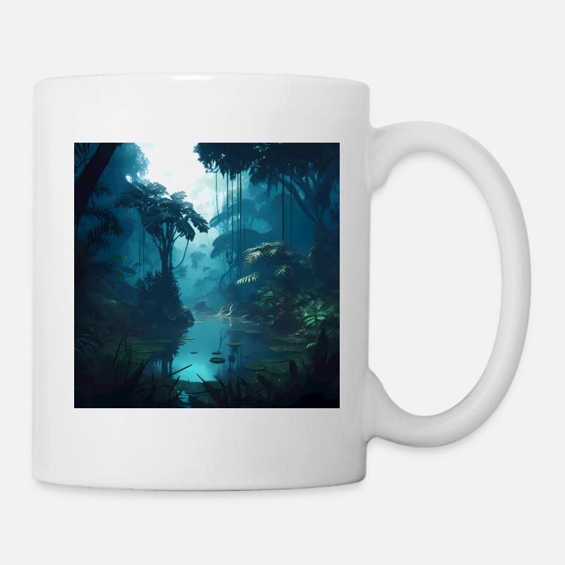 Jungle Landscape - Mug - white