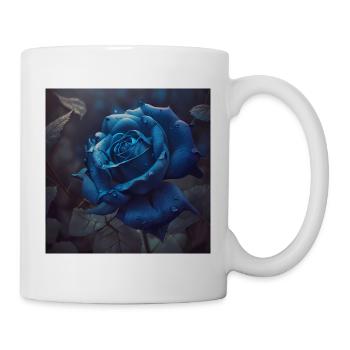 Portrait d’une rose - Mug blanc - blanc - Droite
