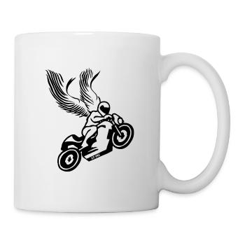 Moto SchutzEngel - Mug blanc - blanc - Droite