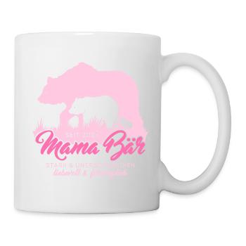 Mama Bär seit 2023 Muttertag Geschenk Weihnachten - Tasse - Weiß - Rechts