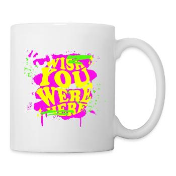 Wish You Were Here Distorted!!! - Mug - white - Right