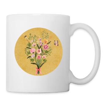 Fleurs printanières - Mug blanc - blanc - Droite