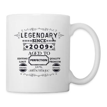 Aged to perfection 2009 vintage - Mug - white - Right