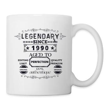 Bis zur Perfektion gereift Jahrgang 1990 - Tasse - Weiß - Rechts