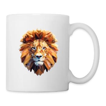 Löwe - Tasse - Weiß - Rechts