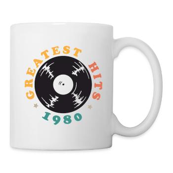 Vintage 1980 - Tasse - Weiß - Rechts