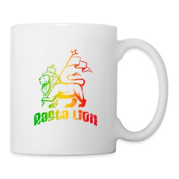 Rasta Lion - Mug blanc - blanc - Droite