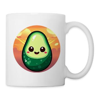 Sweet avocado in the sunset - Mug - white - Right