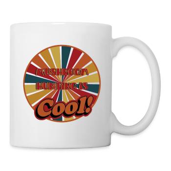 Mushroom hunting is cool - Mug - white - Right