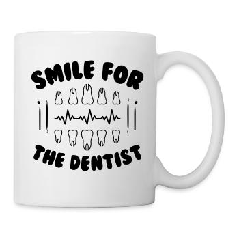 Smile for the dentist - Mug - white - Right