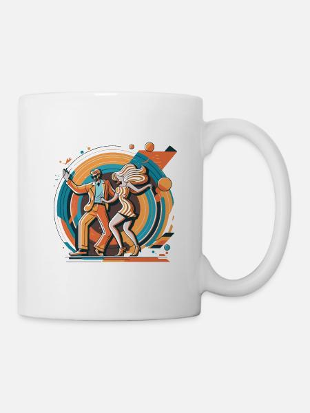 Disco-Traum - Tasse - Weiß