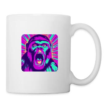 Explore the Abstract Monkey World - Mug - white - Right
