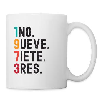 Millésime 1973 - Mug blanc - blanc - Droite