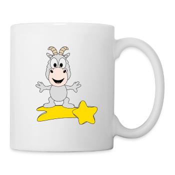 STERNSCHNUPPE - ZIEGE - TIER - KIND - BABY - Tasse - Weiß - Rechts
