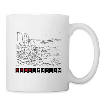 STOP put in by 2FettDesign - Tasse - Weiß - Rechts