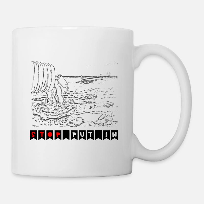 STOP put in by 2FettDesign - Mug - white