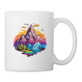 Colorful Mountains Outdoor Design - Mug - white - Right