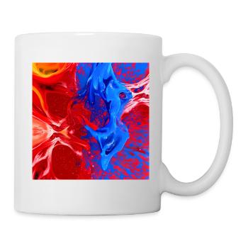 KI Kunstwerk - Tasse - Weiß - Rechts