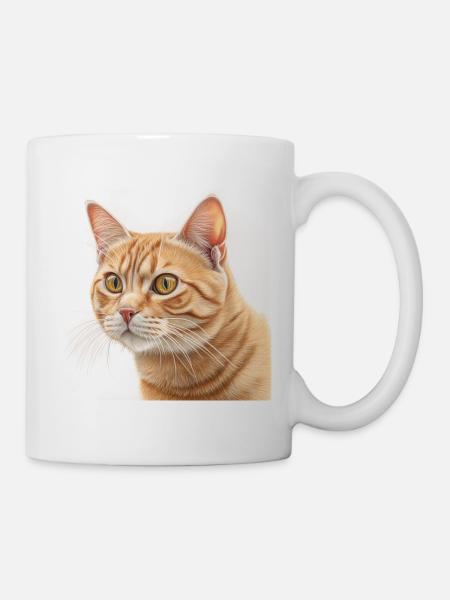 Chat - Mug blanc - blanc