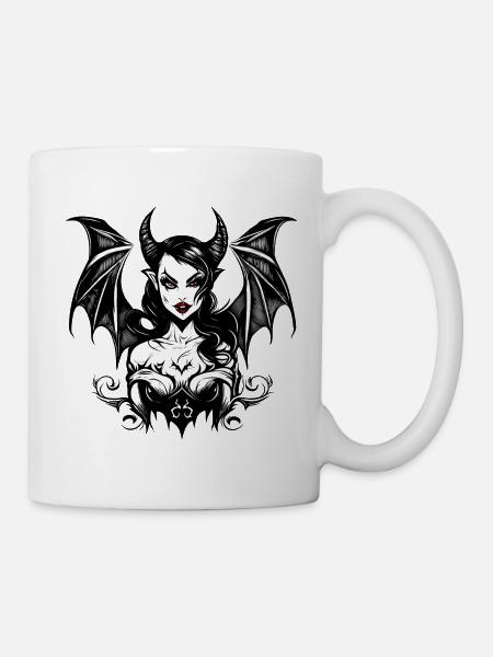 Succubus - Tasse - Weiß