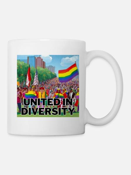 United in Diversity - Tasse - Weiß
