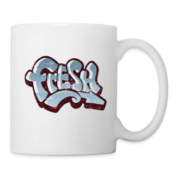 Fresh Graffiti Vintage - Mug - white - Right
