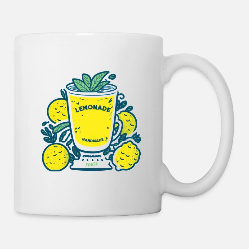 Fresh Lemonade - Tasse - Weiß