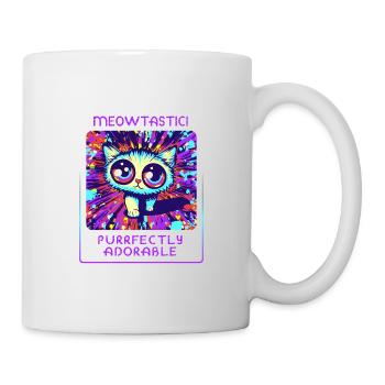 Katzenparadies - Niedlich und verspielt - Tasse - Weiß - Rechts