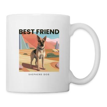 Bester Freund Schäferhund - Tasse - Weiß - Rechts