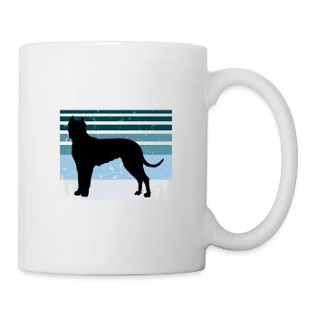Cordoba Fighting Dog Lover Silhouette Retro Sunset - Mug - white - Right