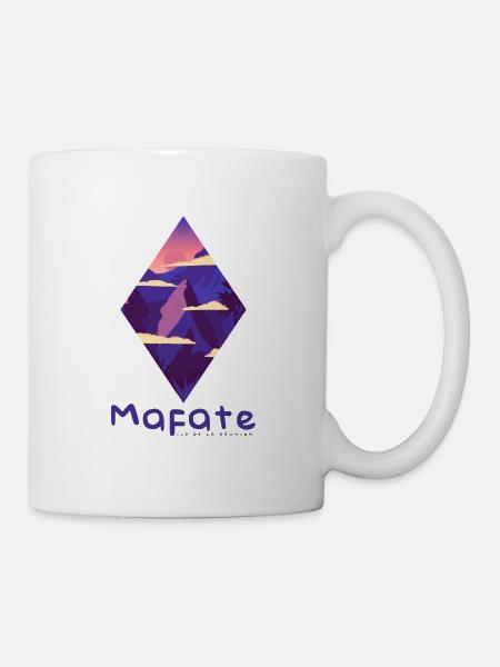 Mafate île de la Réunion cirque - Mug blanc - blanc