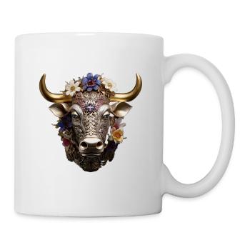 DIE TAURUS DESIGN ART DIGITAL - Tasse - Weiß - Rechts