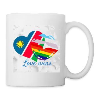 Namibias Stolz - Tasse - Weiß - Rechts