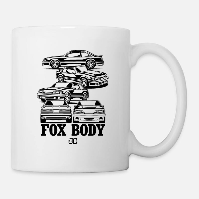 Voitures de sport à moteur américaines - Mug blanc - blanc