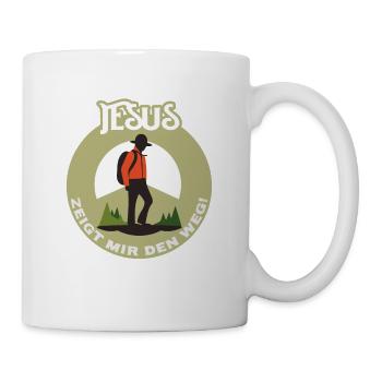 Jesus Christus von Nazareth Glaube Bibel Jesus - Tasse - Weiß - Rechts
