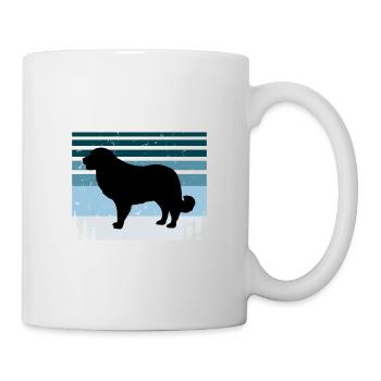 Estrela Mountain Dog Lover Silhouette Retro Sunset - Mug - white - Right