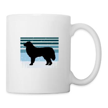 Great Pyrénées Dog Lover Silhouette Vintage Sunset - Mug blanc - blanc - Droite
