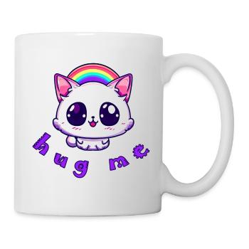 cat hug me - Mug - white - Right