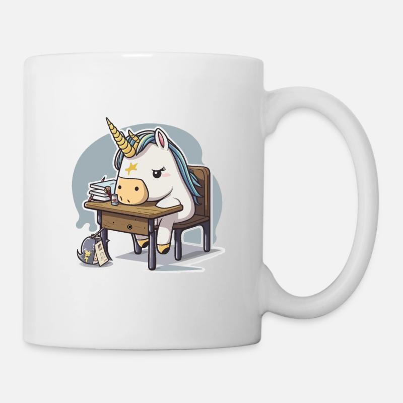 Einhorn-Studentin - Tasse - Weiß