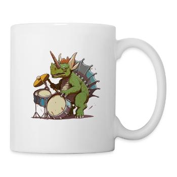 Rockin Triceratops - Mug - white - Right