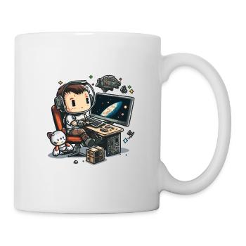 Kosmische Kodierung - Tasse - Weiß - Rechts