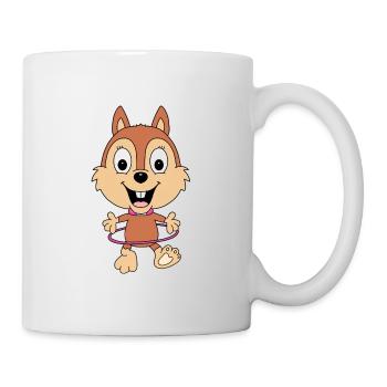 EICHHÖRNCHEN - TIER - TIERISCH - KINDER - BABYS - Tasse - Weiß - Rechts