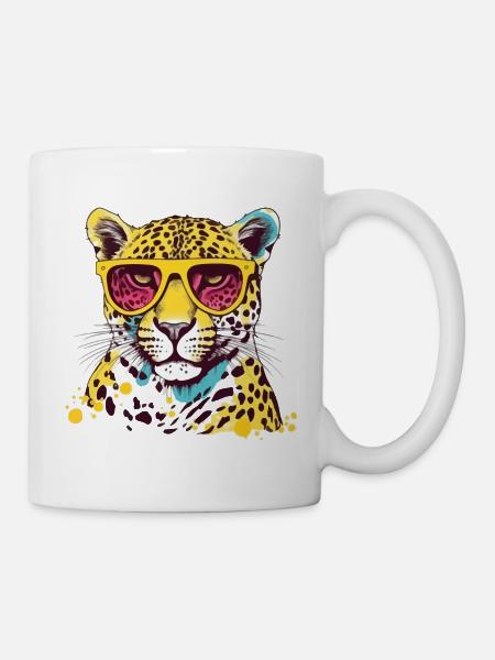 Hek the Leopard - Mug - white