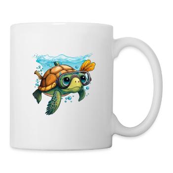 Underwater Turtle Adventure - Mug - white - Right