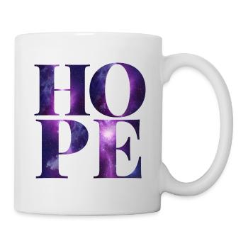 L’ESPOIR dans une galaxie pourpre - Mug blanc - blanc - Droite